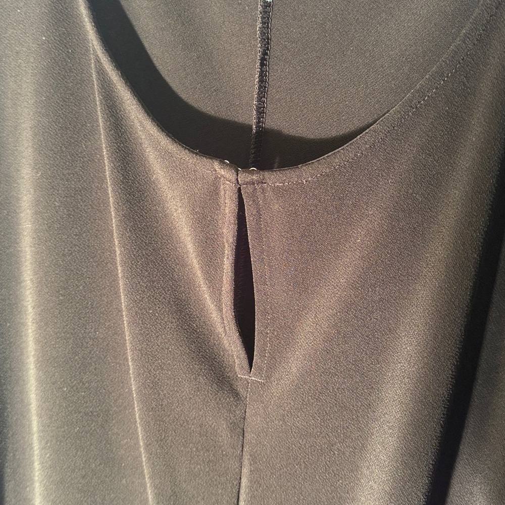 Ralph Lauren Tunic Top, Black Long Sleeve Women's - Picture 5 of 7